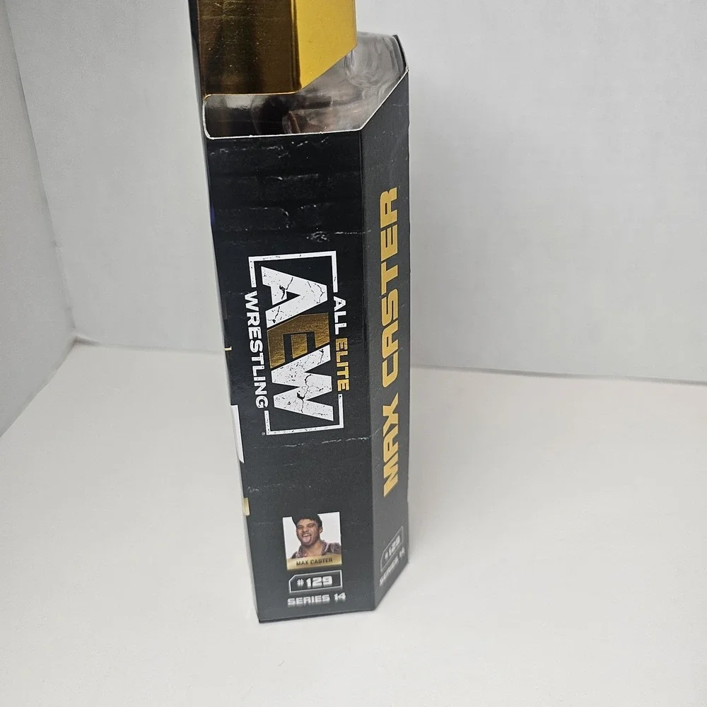 AEW Unrivaled Collection Series 14 Max Caster #129 Wrestling Figure - New In Box